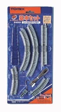 TOMIX N gauge Mini Rail Set Basic Set Oval Layout MA Pattern 910817 Plastic NEW
