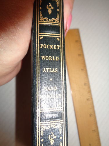 POCKET WORLD ATLAS BY RAND MCNALLY COPYRIGHT 1951 GREAT LITTLE REFERENCE BOOK - Picture 2 of 10
