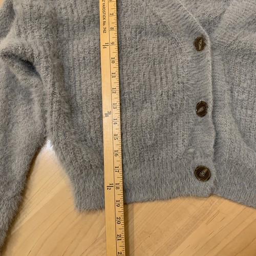 Double Zero grauer Damen-Cardiganpullover würzig klein - Bild 6 von 9