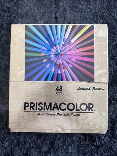 VINTAGE Prismacolor Limited Edition Colored Pencils 48 Colors Brand New Sealed - Picture 1 of 7