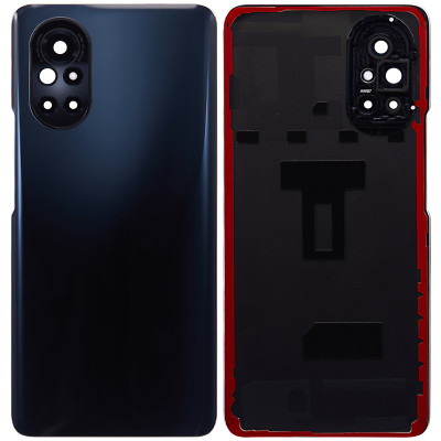 Replacement Back Cover With Camera Lens Compatible For Huawei Nova 8 (Black)