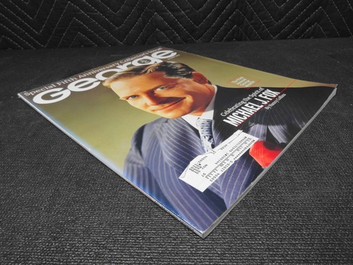 2000 OCTOBER GEORGE MAGAZINE - MICHAEL J. FOX COVER - SPIKE LEE -JOHN ROCKER - Picture 2 of 11