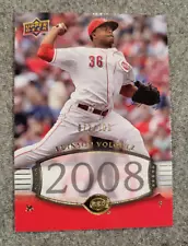 2008 UD Timeline Baseball #239 Edinson Volquez 72/100 REDS
