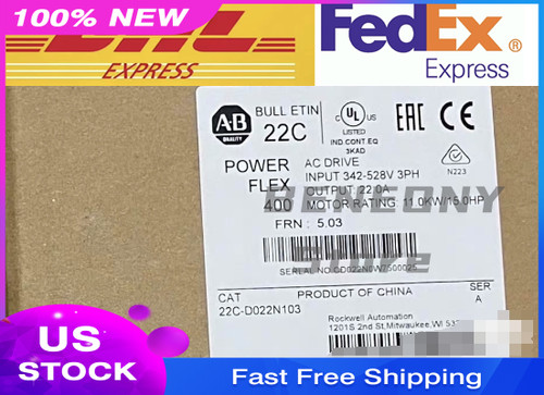 22C-D022N103 PowerFlex 400 11kW 15 HP Unità CA Nuova - Foto 1 di 2