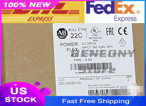 22C-D022N103 PowerFlex 400 11kW 15 HP AC Drive New