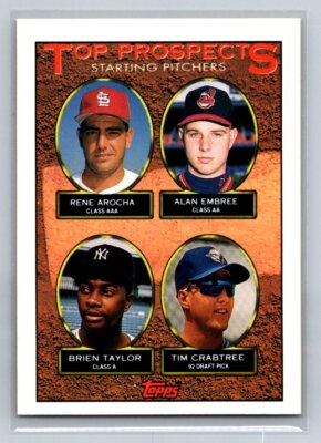 1993 Topps #742 Arocha / Embree / Taylor / Crabtree