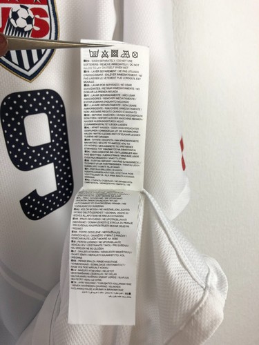 USA Home football shirt 2010 Soccer #9 Altidore Nike Jersey Rare Size XL - Picture 15 of 18