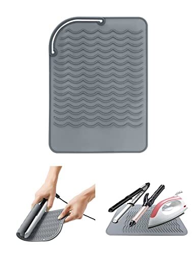 Heat Resistant Mat for Curling Iron Flat Irons and Hair Straightener Hair Sty... - Picture 1 of 6