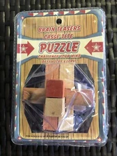 WOODEN BRAIN TEASER STRATEGY PUZZLE - New/Sealed
