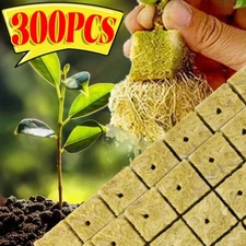 Seedling Grow Plug Sponge Block Starter Rock Wool Planting Grow Cubes Hydroponic