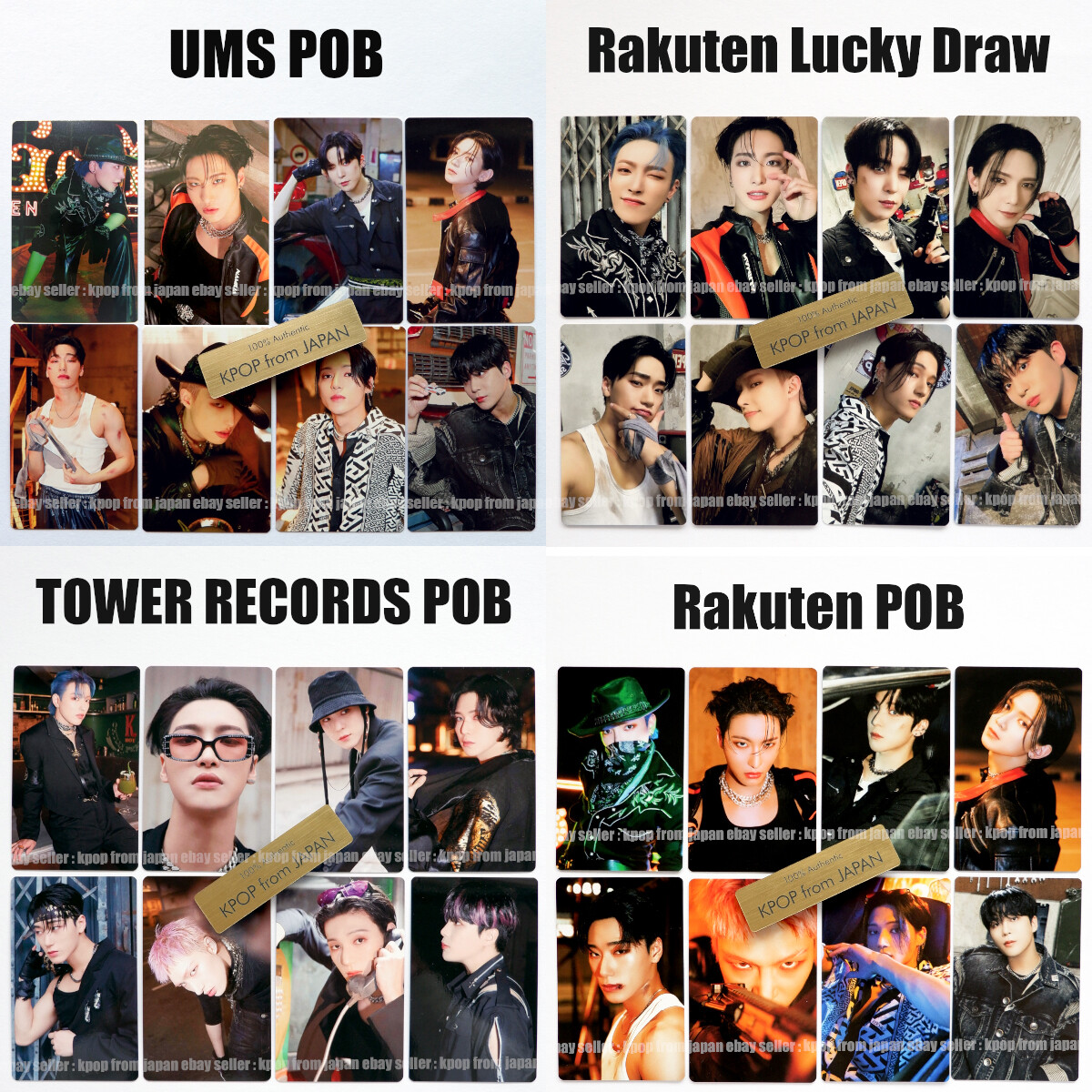ATEEZ THE WORLD EP.2:OUTLAW POB Lucky draw photocard Rakuten ATEEZ THE WORLD EP.2:OUTLAW POB Lucky draw photocard Rakuten