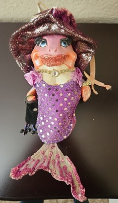 December Diamonds Bubbles The Lady Fish Ornament