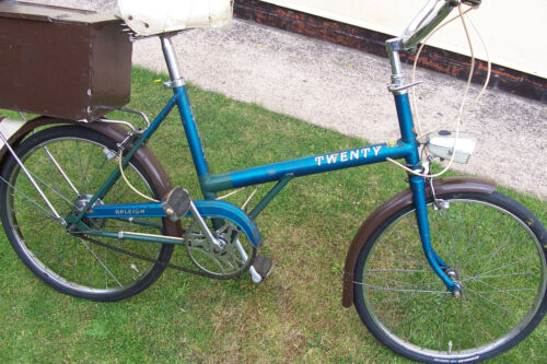Vintage Ladies Raleigh Twenty shopper bicycle Barn Find