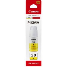 CANON GI-50Y JAUNE 3405C001 FLACON D'ENCRE ORIGINAL POUR PIXMA G6050,G50
