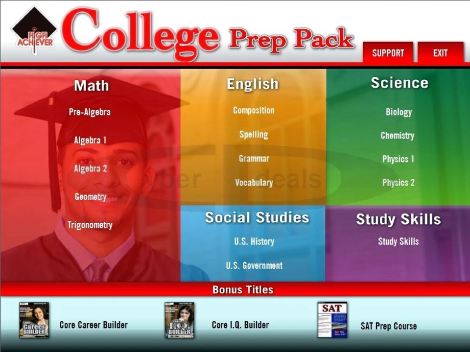 High Achiever College Prep Pack - 16 Programs + Bonuses PC Windows Sealed New - Image 3 of 4