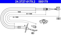 Handbremsseil Db T. Sprinter 96-06 Le