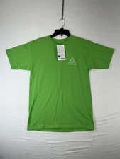 HUF Shirt Mens Medium Green Botanical Garden TT Graphic Skate Streetwear Tee
