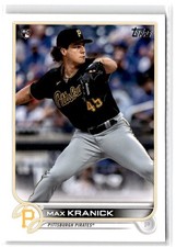 2022 Topps Max Kranick RC #325 Pittsburgh Pirates