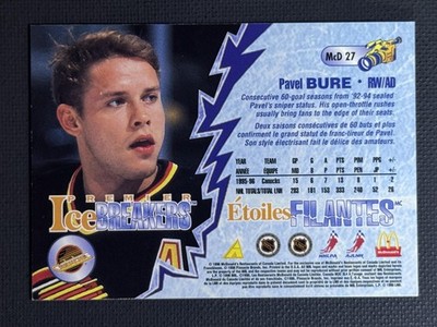 1996-97 Pinnacle McDonald's 3D Ice Breakers #McD27 Pavel Bure | eBay