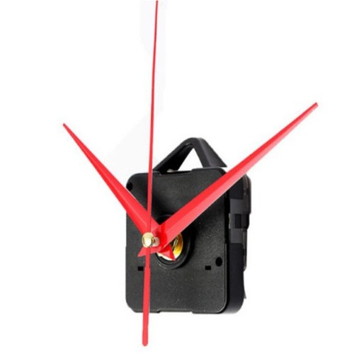 Hágalo usted mismo Mecanismo de Reloj de Cuarzo Movimiento con Grandes Manecillas Negras Kit de Reloj de Pared