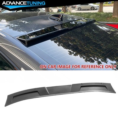 For 23-26 Honda Accord 11th Gen IKON Style ABS Matte Black Rear Roof Spoiler