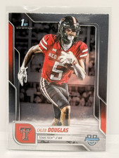 Topps 2025 Bowman Chrome Caleb Douglas Texas Tech Red Raiders #74 1st Bowman
