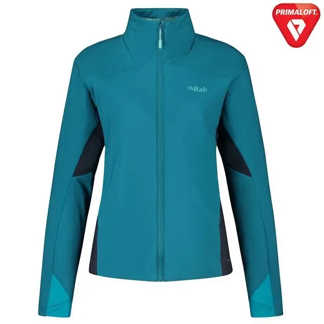 Rab Womens Xenair Light Jacket Insulated Lightweight Packable Size 8,10,12,14,16