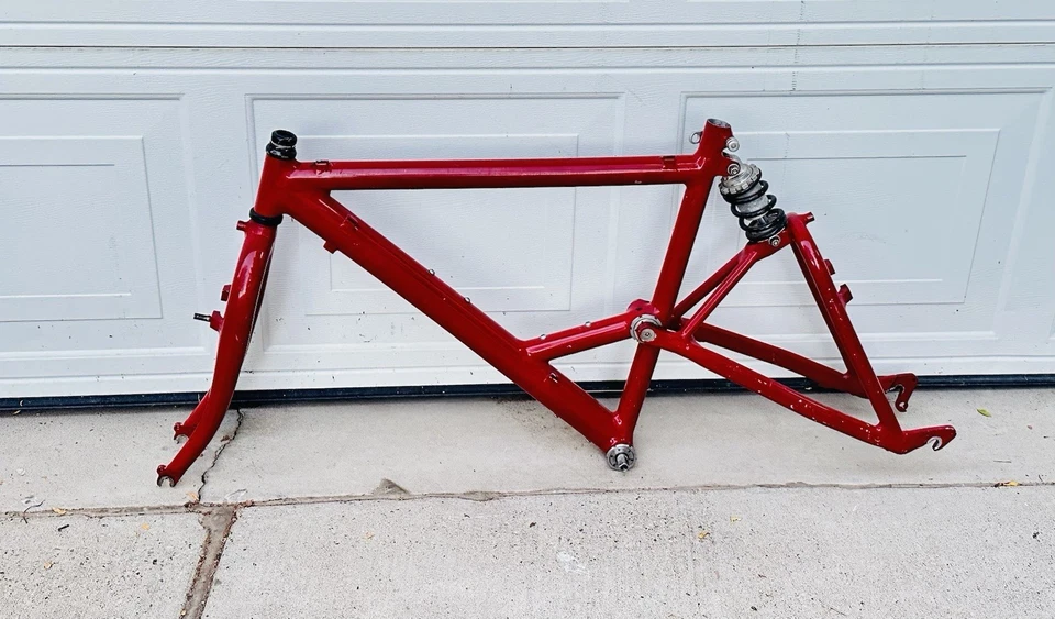 Cuadro de bicicleta de montaña de aluminio con suspensión trasera Cannondale SE 2000 1991 Foto 2 de 4