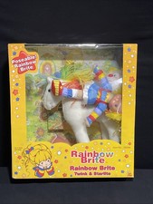 Rainbow Brite Twink Sprite  Starlite Horse Plush Doll Set 2003 Hallmark New 