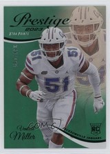 2023 Panini Prestige Rookies Xtra Points Premium Green /199 Ventrell Miller 0q3