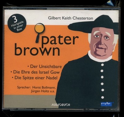 G. K. CHESTERTON PATER BROWN 3 Hörspiele 3-CD Bollmann Holtz  SEHR GUT NEUWTG. 