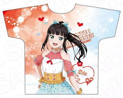 Contents Seed Dia Kurosawa Full Graphic Cafe Party T-Shirt White Free Size