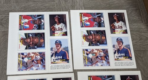 Qty. 6 1990 SCD PP Guide Michael Jordan Uncut Sheet Baseball Rookie Card #51 - Picture 9 of 9
