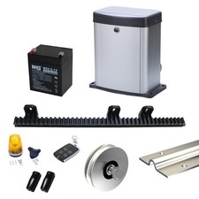 Kit de motorisation SLID'UP MC300 avec rails et galets pour portail coulissant