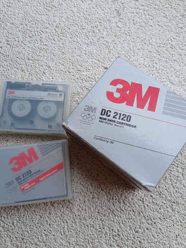 7 X 3M DC 2120 Mini data cartridges (4 Sealed + 4 Unsealed) 120 Mbytes 307.5ft - Afbeelding 6 van 6