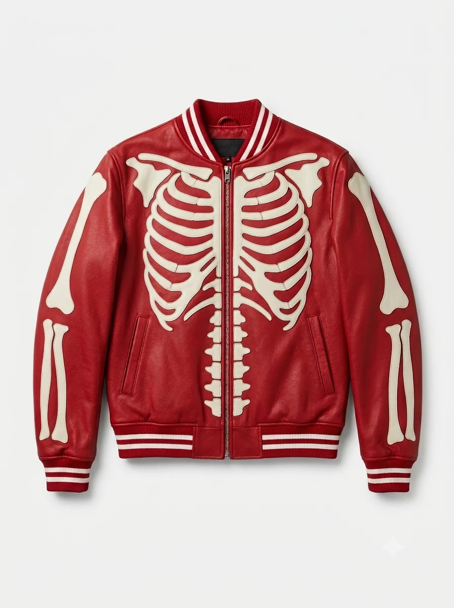 skeleton leather jacket products for sale | eBay
