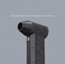 Electric Jet Dry Mini Blower 130,000 RPM Portable Air Blaster Turbo Fan Powered
