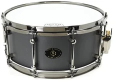 Noble & Cooley Alloy Classic Aluminum Snare Drum - 6 inches x 14 inches, Black
