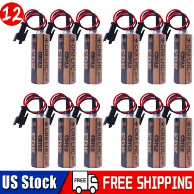 12 x 3V Battery Fuji FDK CR8.LHC 17430 Toto TH559EDV410R THP3053 Back Up Battery