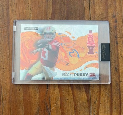 Brock Purdy 2023 Wild Card  Alumination Groovin 13/25 AG-BP Jersey numbered! 