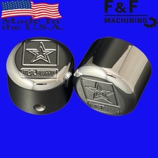 2024-2026 Harley Davidson Chrome US Army Axle Covers *Made in the USA*