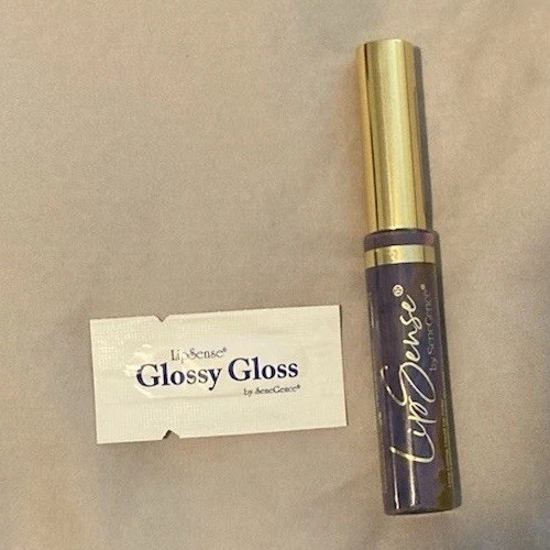 LipSense Majestic Purple Long Lasting Lip Color with Glossy Gloss Sample