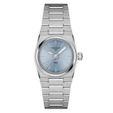 Tissot PRX 25mm Ice Blue Dial Stainless Steel Women's Watch T1370101135100
