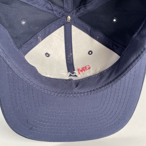 Gorra de béisbol vintage 3M Marine Products Trucker Hat azul marino SnapBack años 90 - Imagen 5 de 7