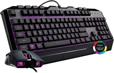 Cooler Master Devastator 3 Plus Gaming Tastatur und LED-Maus 7 Farbe Italienisch