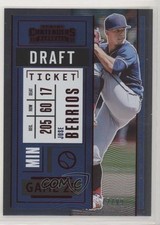 2020 Panini Contenders Draft Ticket Red 72/99 Jose Berrios #39 0c6