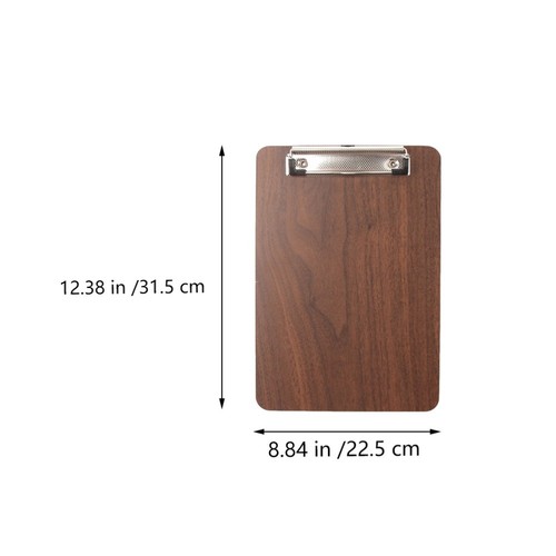 2 PCS Menu Folder Nurse Recipe Stand Wooden Holder Household Board Clip - Picture 7 of 12