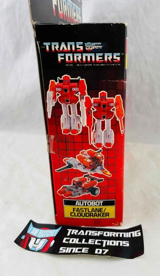 Transformers Original G1 1987 Autobot Clones Fastlane and Cloudraker MOSC MIB - Image 3 of 4