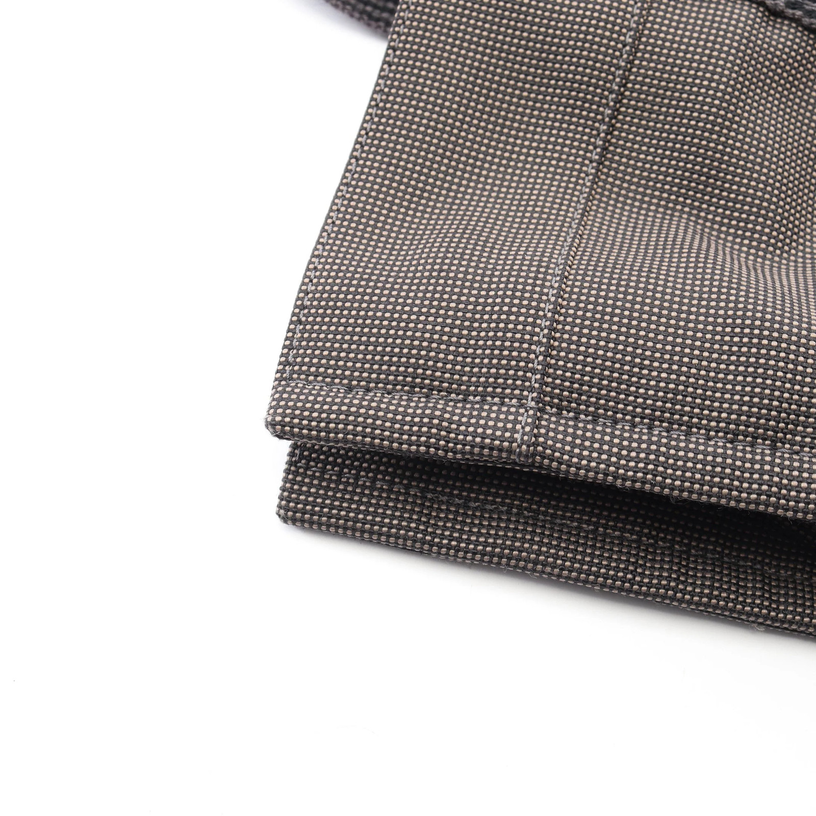 HERMES Herline MM Handbag Tote Bag Nylon Canvas Dark Gray Silver Hardware — image 9