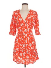 RIXO for Target Women Orange Casual Dress 6